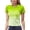 Green, variant on Daznico Women's Gradient Workout Tee, Slim Fit Short Sleeve Round Neck Stretch Top for Yoga & Daily Wear,M
