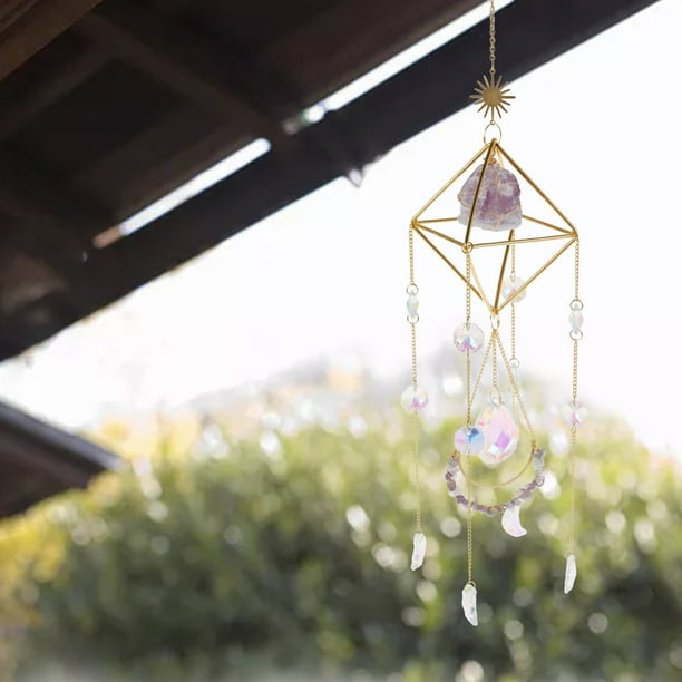 Attrape-soleil En Cristal Arc-en-ciel Pour Fenêtre, Artisanat De Décoration, Attrape-soleil, Cœur, Lune, étoile, Arc-en-ciel, Décor à La Maison, Vent, Tendance