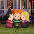 thumbnail image 2 of Gemmy - Escena Inflable De Hocus Pocus Sanderson Sisters De 4,5 Pies De Alto, Decoración De Halloween De Disney, 2 of 2