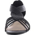 thumbnail image 3 of Charter Club Womens GINIFUR2 Faux Leather Zipper Wedge Sandals, 3 of 3