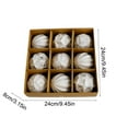 thumbnail image 3 of AYktou 9Pcs Christmas Balls Ornaments, PVC Hanging Ball Xmas Tree Decorations Set Multiple Style Hanging Balls Pendants Christmas Baubles for Home Xmas Tree Holiday Party Scene Aarrangement, Silvery, 3 of 6