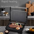 thumbnail image 5 of Compact Multi-Purpose Grilling and Frying Machines, Mini Kitchen Appliances for Steak, Barbecue and Sandwich Production, Durable Cookware for Daily Family Indoor Cooking, Black3, 5 of 8