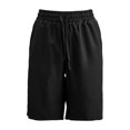 thumbnail image 2 of Amazhiyu Women's Casual Summer Sweat Shorts Athletic Gym Loose Side Split Jogger Shorts with Pockets, 2 of 8