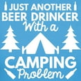 thumbnail image 3 of CafePress - Beer Drinker Camping Women's Dark T Shirt - Women's Traditional Fit Dark T-Shirt, 3 of 4