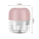 thumbnail image 5 of Mini picadora de ajo, 45 W, USB, prensa de ajo, recargable, molinillo eléctrico de verduras, rosa, 100 ml kenally HA003344-02, 5 of 7