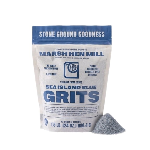 Stone-Ground Grits Sea Island Blue Marsh Hen Mill