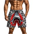 thumbnail image 2 of Kakii Men's Novelty Beach Shorts Quick Dry Swimwear Sports Running Swim Board Shorts, 2 of 8
