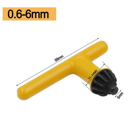 

BAMILL Drill Chuck Keys for 6-16mm With Gum Cover Electric Hand Drill Chuck Wrench Tool
