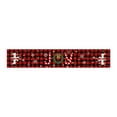 thumbnail image 1 of Decorative Table Banner Bobasndm Christmas Table Runner with Black Red Plaid Border and Christmas Trees Pattern Thick and Christmas Table Runner for Christmas Dining Table Decorations 72 X 12.9 I, 1 of 8