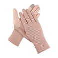 thumbnail image 2 of Deago Women Sun Protective Gloves UV Protection Summer Sunblock Gloves Touchscreen Gloves for Driving Riding (Pink), 2 of 10