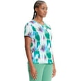 thumbnail image 4 of Infinity Scrubs Top For Women Mock Print Wrap CK608, 4 of 5