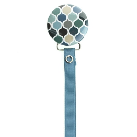 Bright Moroccan Tile Pacifier Clip