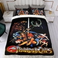 thumbnail image 4 of Thundercats Conjunto de sábanas temático, trío de piezas, cómodo y amigable con la piel, diseño único, regalo de decoración para el hogar para familiares, amigos y fans,135cm *200cm, 4 of 6