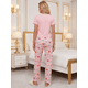 thumbnail image 3 of Pijama De 3 Piezas Mujer Pantalon Short Y Playera A Juego, 3 of 5
