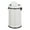 White - Swing-Top, variant on 17 Gallon Swing Top Kitchen Trash Can, 65 Liter Large Capacity Recycling Bin, Commercial Stainless Steel Waste Container, Round Waste Bin for Outdoor, Home Office, Restaurant - Black Swing Top