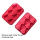 thumbnail image 4 of Kearding Molde de silicona para hornear - Molde de silicona navideño de gel de sílice no tóxico duradero y fácil de limpiar Herramientas y accesorios para hornear rojo, 4 of 6