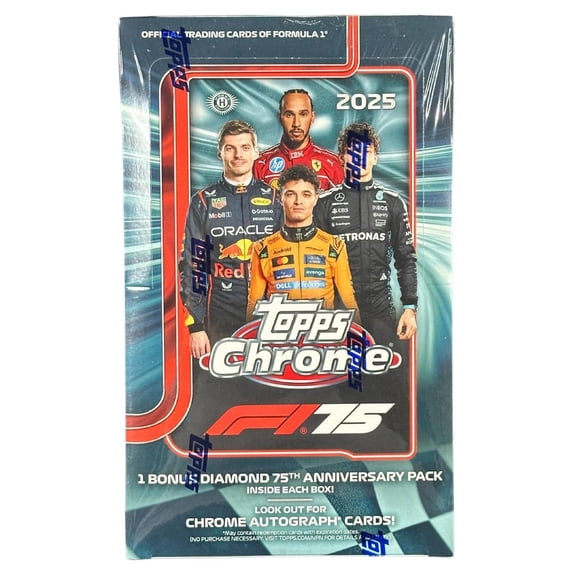 2025 Topps Chrome Formula 1 Racing Hobby Box