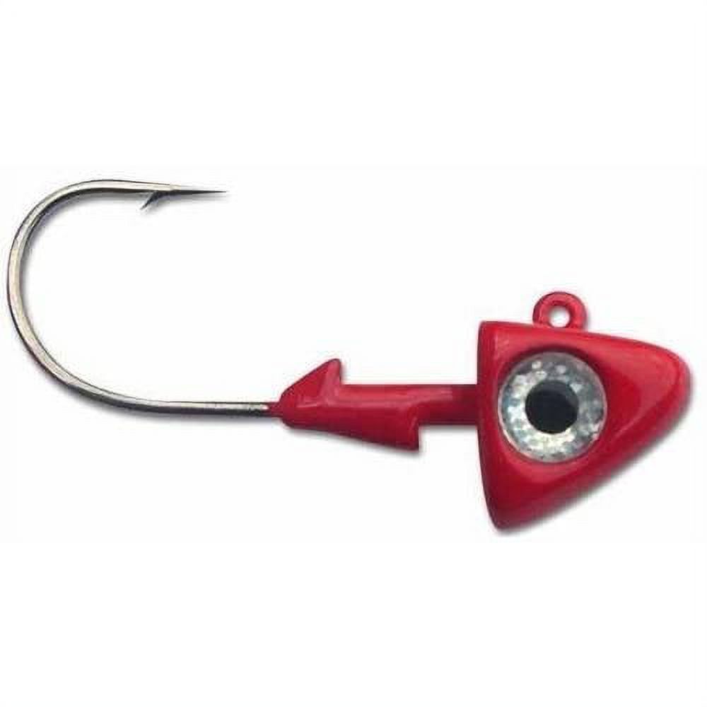 Big Hammer Hammer Heads, 1oz, 4/0, Hook, Red