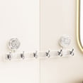 thumbnail image 1 of TIMIFIS Establish Contact With Suction Cup Hooks Strong Load Carrying Capacity Rudders Suction Cup Hooks Bathroom Suction Cups Hole-Less Multi-Functional Hooks Towels Clothes and Accessories, 1 of 6