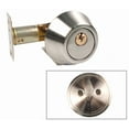 thumbnail image 3 of Bathroom Bedroom Stainless Steel Single Cylinder Deadbolt Door Lock W/3 Keys, 3 of 6