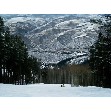 All Mountain Fiber Snowboard Canvas Print Outdoors Landscape Snowboard Snow Winter Mountains Stretched Canvas 10 x 14 ()