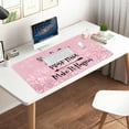 thumbnail image 6 of Extended Gaming Mouse Pad(35.4x15.7 in), Large Desk Pad Laptop Computer Keyboard Mat Waterproof Desk Decor Writing Pad for Work, Game, Office, Home - Pink Stay Positive, 6 of 6