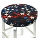 thumbnail image 3 of Disketp Red Blue White Stars Funda Redonda para Taburete, Funda de Cojín para Silla de Bar Suave y Elástica-14 inch, 3 of 7