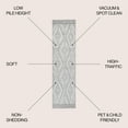 thumbnail image 4 of JONATHAN Y MOROCCAN HYPE 2 x 10 Runner Rug, Rih Moroccan Style Diamond - Ivory/Gray, MOH306A-210, 4 of 9