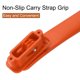 thumbnail image 3 of Uxcell 2 Pcs Mango de Repuesto para Maleta con Tornillos de 8.5 Pulgadas, Naranja, 3 of 6