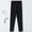 Black, variant on CHUOU Little Girl Leggings Solid Colors Dance Running Yoga Pants Workout Dance Tights,2T-12T