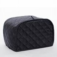 thumbnail image 1 of Toaster Cover, Quilted Toaster Cover 2 Slice,Kitchen Small Appliance Covers, Toaster Cover Fits for Most Standard 2 slice Toasters,(Black)30*20*20CM, 1 of 5