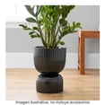thumbnail image 4 of Maceta Home Trends Cerámica Copa Negra, 4 of 4