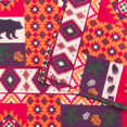 thumbnail image 2 of Woodland Creek Southwestern Bear Print Fleece Blanket 90 x 70 inch, 2 of 5