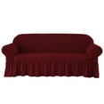 thumbnail image 1 of CAROOTU High Elastic Sofa Cover All-Protection Solid Color Non-slip Universal Fabric, 1 of 5