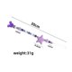 thumbnail image 5 of Soother Soporter Pacificador Soporte Clip Silicone Candy Color Star Chain () Purple, 5 of 9