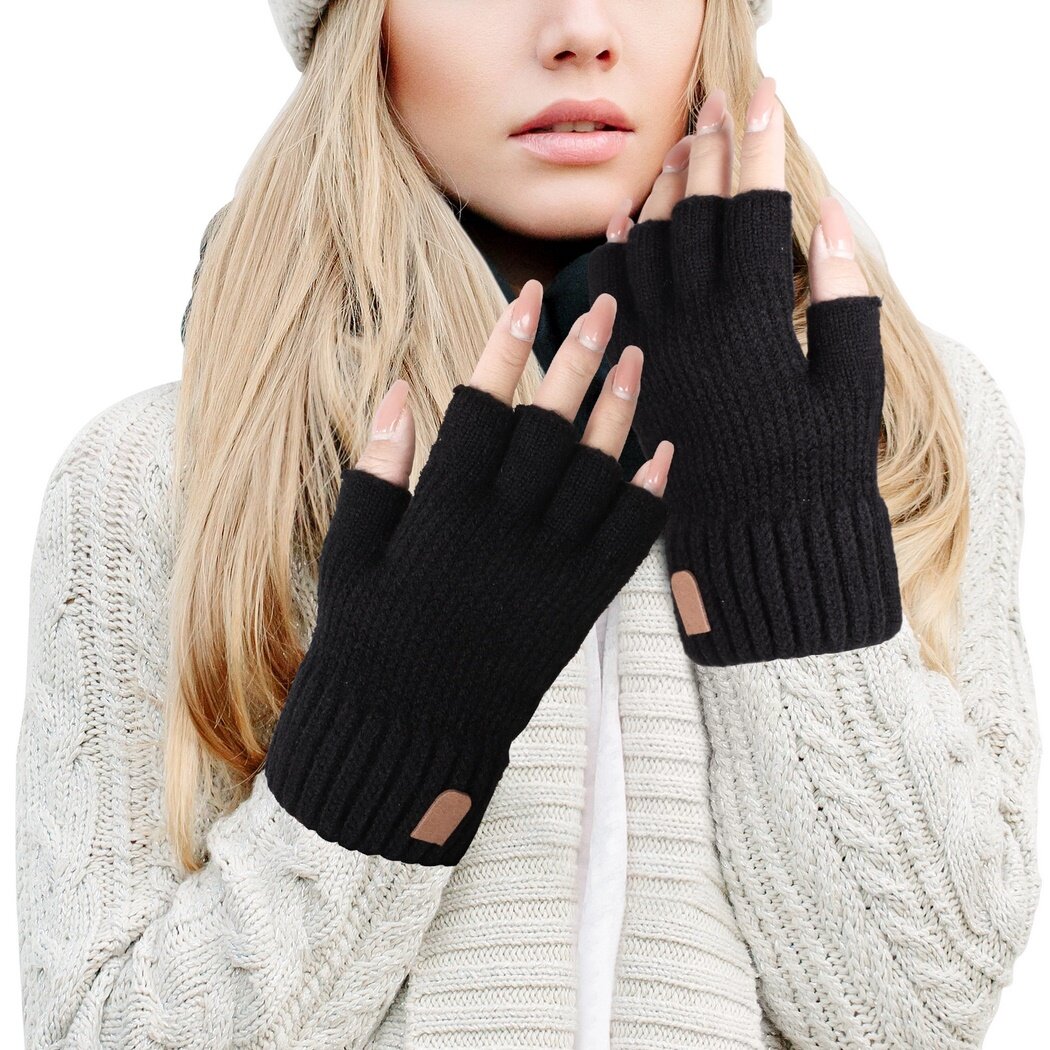 Quietwear Magic Stretch Gloves – 3 Pair – Grip Dot Fingers & Palms – Camo & Black Olive