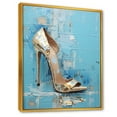 thumbnail image 2 of Designart "Stylish Fashion Heel Elegance III" Fashion High Heels Floater Framed Wall Art Living Room, 2 of 5