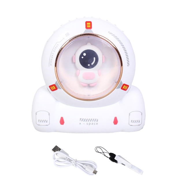 Ventilador personal eléctrico 18650 batería USB recargable hogar verano blanco Zulema Collar Abanico