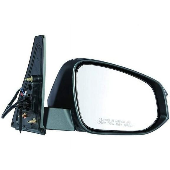 Right Passenger Side Power Mirror - Paint to Match - with Heated Glass - without Turn Signal and Puddle Lamp - Compatible with 2014 - 2019 Toyota 4Runner 2015 2016 2017 2018 2021