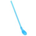 thumbnail image 3 of Juego de 50 cucharas con pajita de doble función azul para revolver y beber, 3 of 8