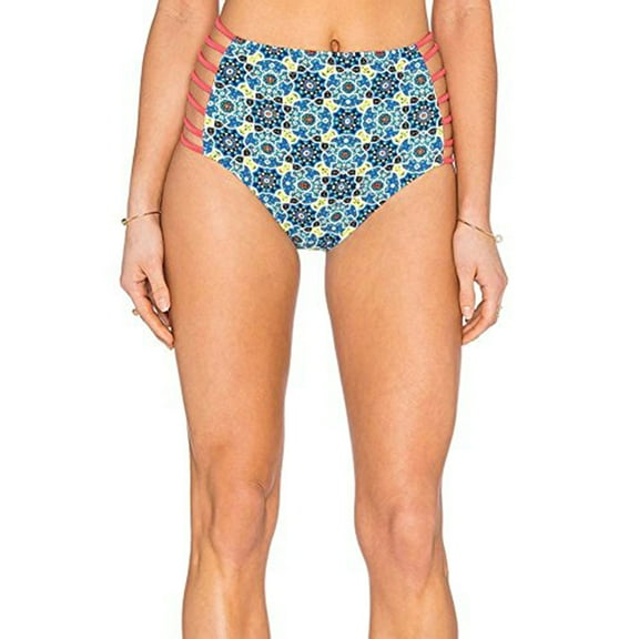 MINKPINK Women's Gypsianna Waist Bikini Bottom, Multi, X-Small