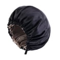 thumbnail image 4 of Gorro de Dormir Salvador para Mujer Reutilizable Ajustable Negro, 4 of 9