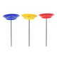 thumbnail image 1 of Juego de 3 platos de malabares con palos. Platos de malabares de equilibrio con varillas superiores, ideales para espectáculos de circo, eventos deportivos y entrenamiento sensorial., 1 of 7