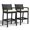 Off-white cushion, variant on 2pack Outdoor Wicker Bar Stools Bar Height Patio Barstools with Thickened Cushions All-Weather Wicker Rattan Bar Chairs with Backrest & Footrest for Backyard, Pool new