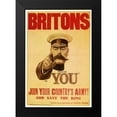 thumbnail image 2 of Vintage Apple Collection 11x14 Black Modern Framed Museum Art Print Titled - Britons Wants You, 2 of 5