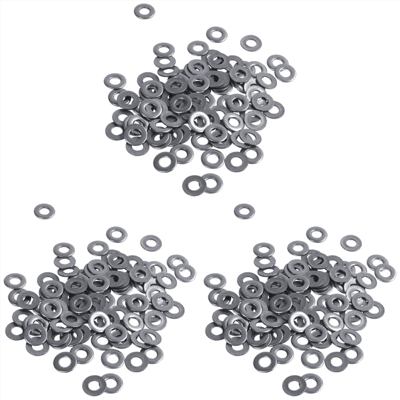 300Pcs M3 3 mm Metric 304 Stainless Steel Flat Washer