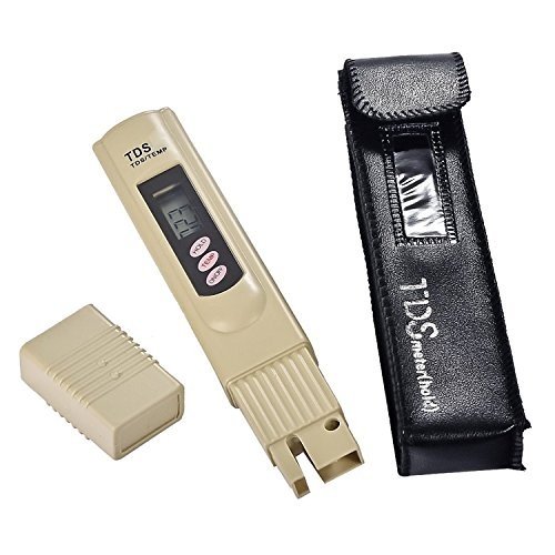 TDS Mètre pour Meilleure Qualité de l'Eau par TDS-Tech Plage de Mesure 0-9990ppm, Résolution 1 ppm, Précision 2 %!. Idéal pour la Dureté de l'Eau.