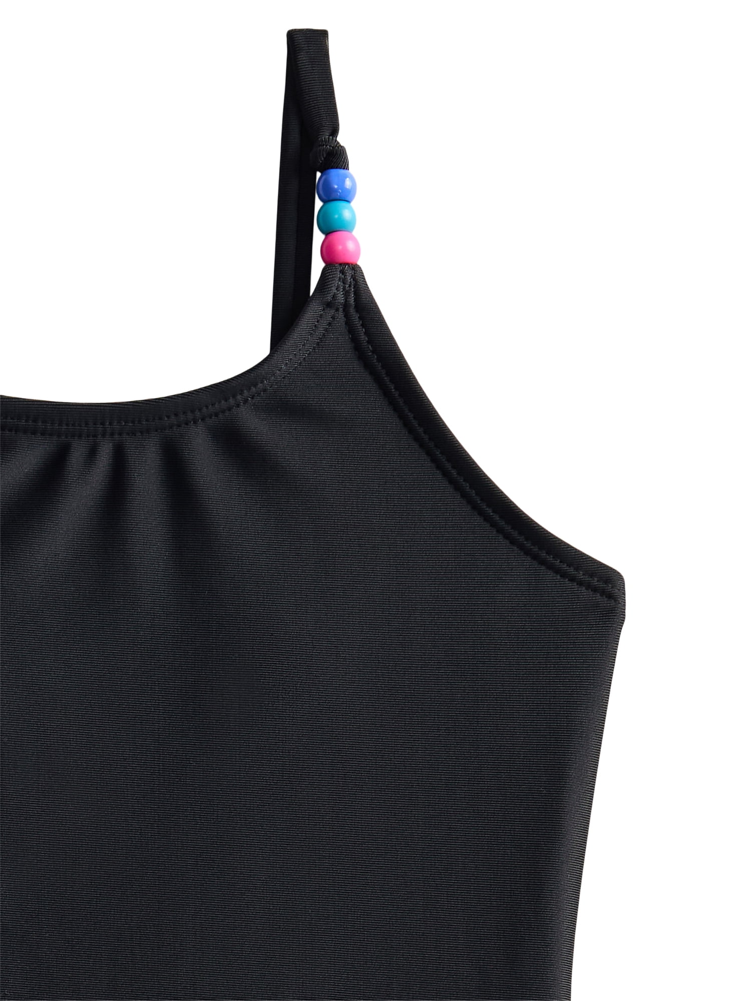 Wonder Nation Girls One-Piece Swimsuit with UPF 50+, Sizes 4-18 & Plus
