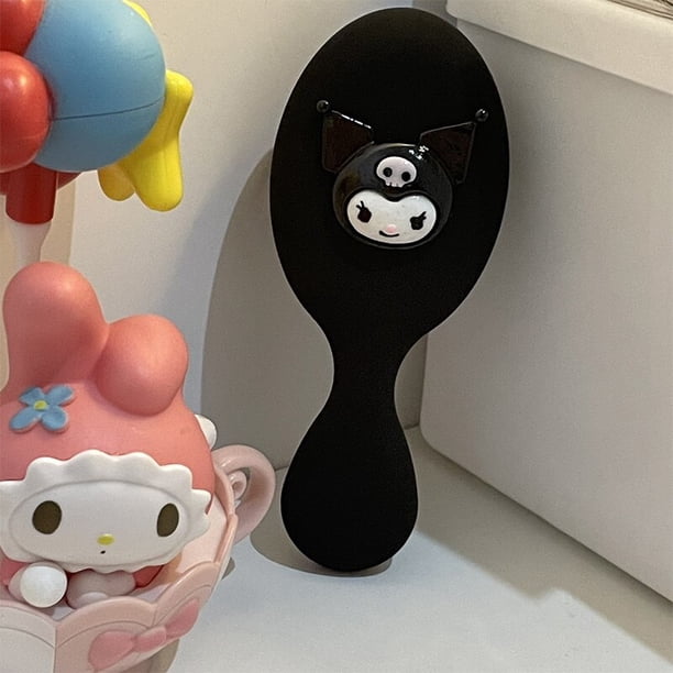 Peine de cojín de aire de dibujos animados para niñas, Hello Kitty, Kawaii, Kuromi, Cinnamoroll, muñeca de Anime, corazón, lindo, portátil, regalos