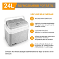 thumbnail image 2 of Enfriador Eléctrico  Bloosom De 24 Litros, 12 V Cc Gris Ideal Para Viajes. Gris, 2 of 5